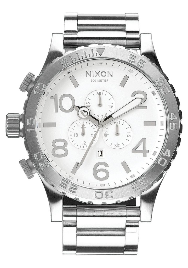 Artist Hangout - Nixon 31-50 Stainless Steel & White (front)