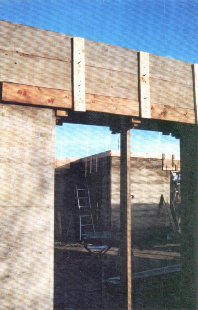 Artist Hangout - Rammed Earth House Construction 18 - Setting Up Forms For Bond Beam