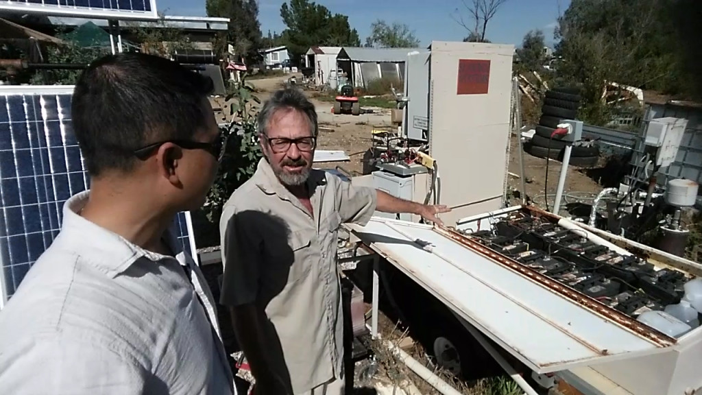 Artist Hangout - Rammed Earth House Construction 55 - Solaterre's Solar Battery Storage Storage System