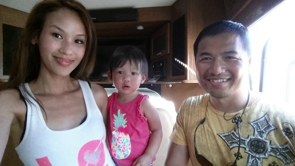 Tai Zen & his wife, Sasi shopping for an RV camper van in Columbia, South Carolina (July 2015)